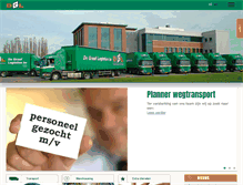 Tablet Screenshot of degraaflogistics.nl